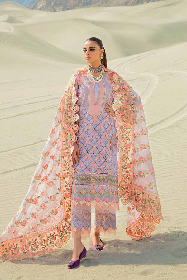 Maryam Hussain Luxury Lawn`23 Vol-2 D#01 (LILLY)
