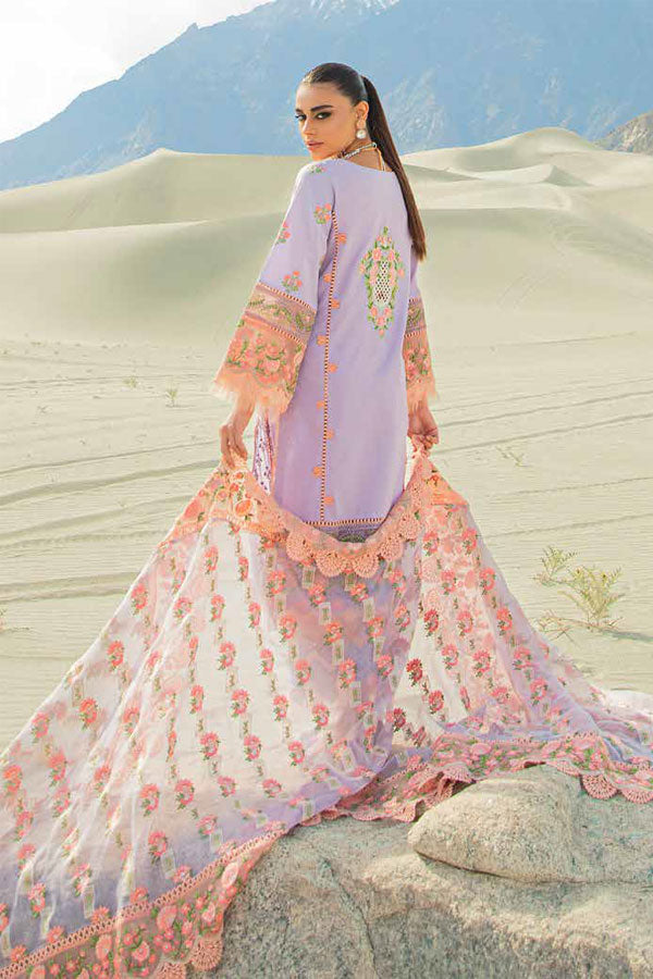 Maryam Hussain Luxury Lawn`23 Vol-2 D#01 (LILLY)