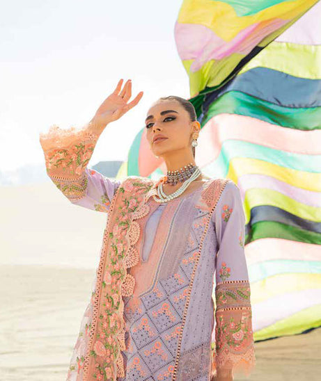 Maryam Hussain Luxury Lawn`23 Vol-2 D#01 (LILLY)