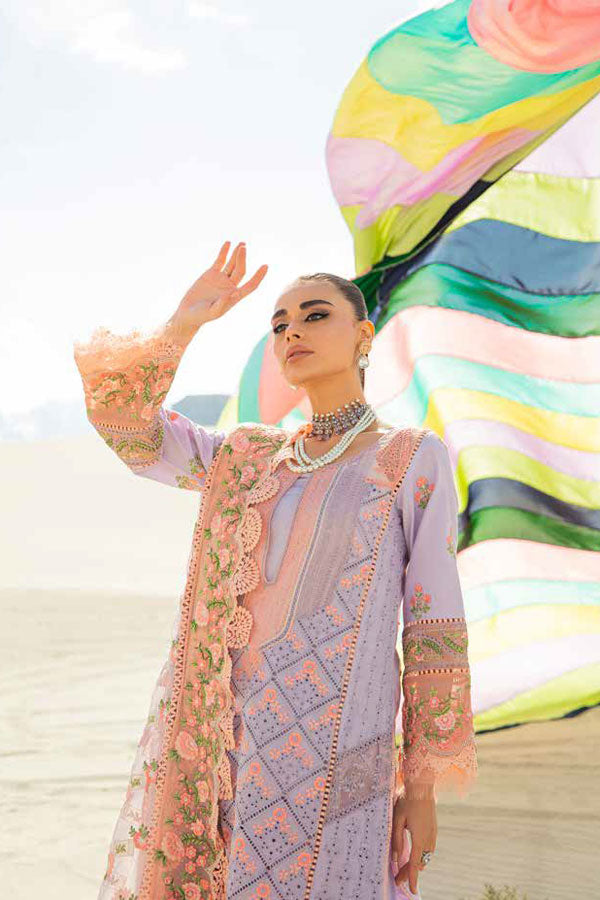 Maryam Hussain Luxury Lawn`23 Vol-2 D#01 (LILLY)