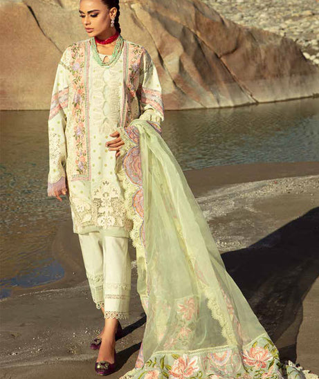 Maryam Hussain Luxury Lawn`23 Vol-2 D#02 (MINT)
