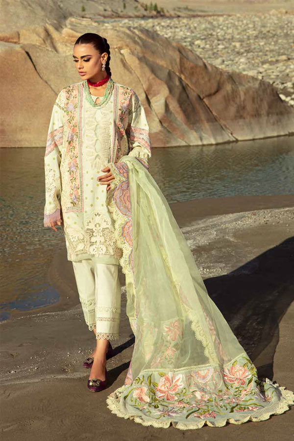 Maryam Hussain Luxury Lawn`23 Vol-2 D#02 (MINT)