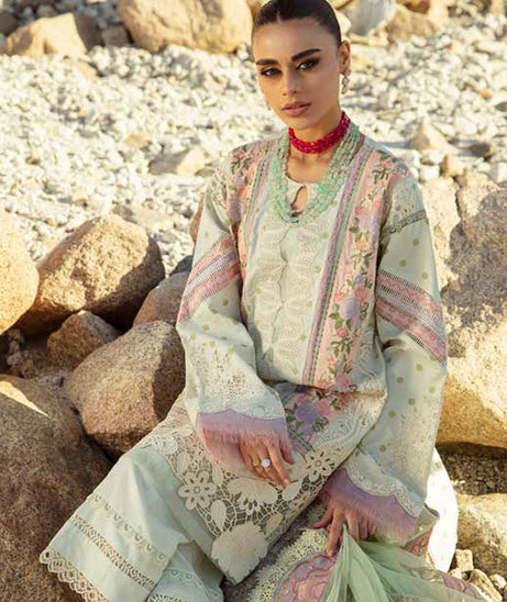 Maryam Hussain Luxury Lawn`23 Vol-2 D#02 (MINT)