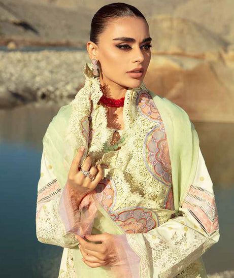 Maryam Hussain Luxury Lawn`23 Vol-2 D#02 (MINT)