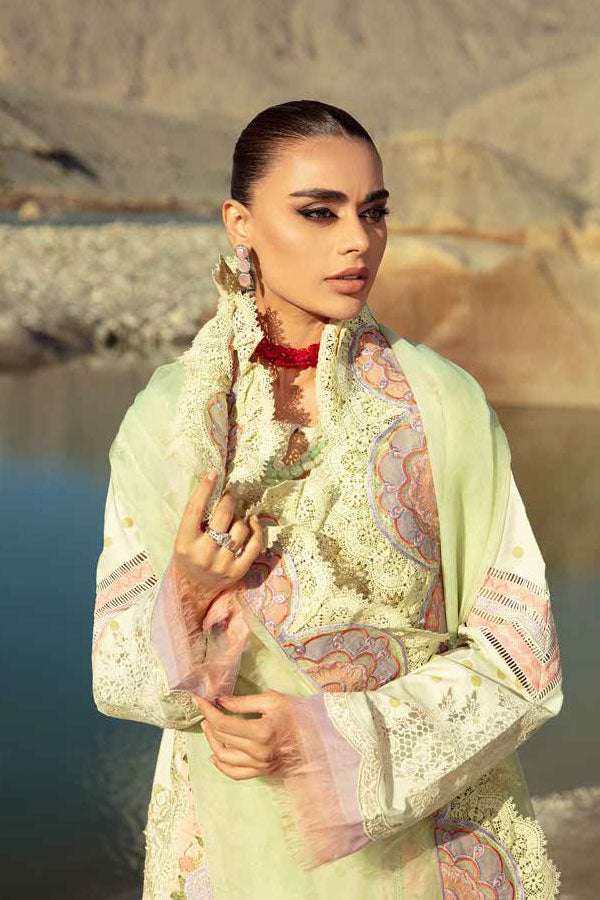 Maryam Hussain Luxury Lawn`23 Vol-2 D#02 (MINT)