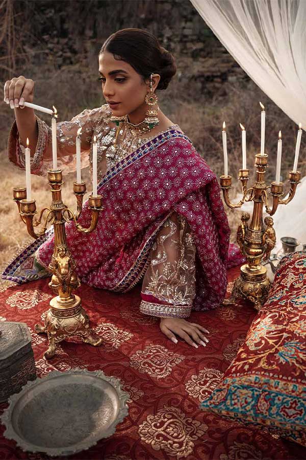 Maryam Hussain Wedding Collection'22 NUREH