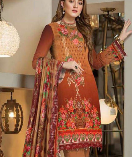 Maryam Ayesha L/Emb Linen`20 D#10342