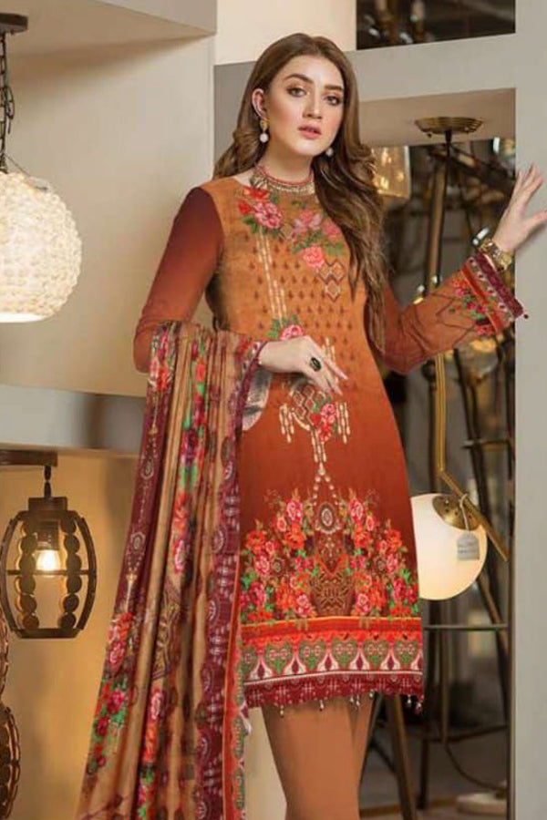 Maryam Ayesha L/Emb Linen`20 D#10342