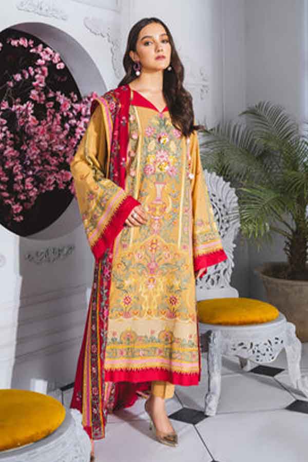 Maryum N Maria Luxury Lawn`21 ML#206