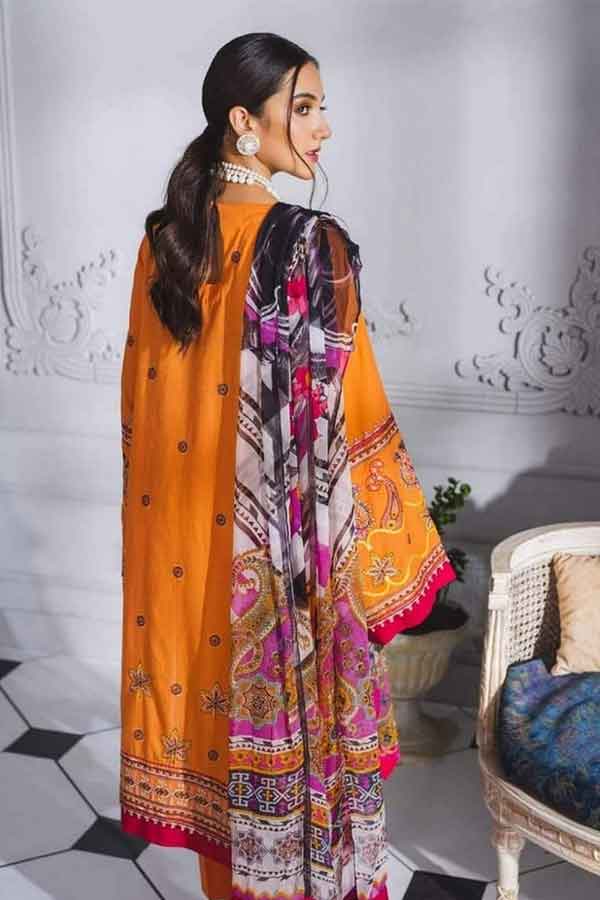 Maryum N Maria Luxury Lawn`21 ML#208