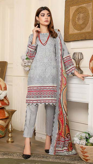 Mashal D/Print Slub Khaddar'21 D#7 Vol-2