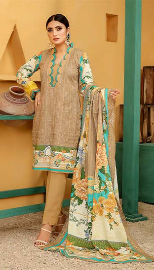 RA Mashal D/Slub Khaddar'21 VOL-1 D#04