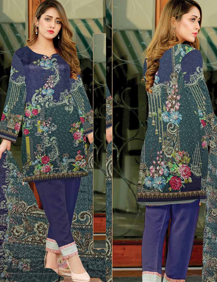 Mawa S/S Lawn`21 V#3 (Blue)