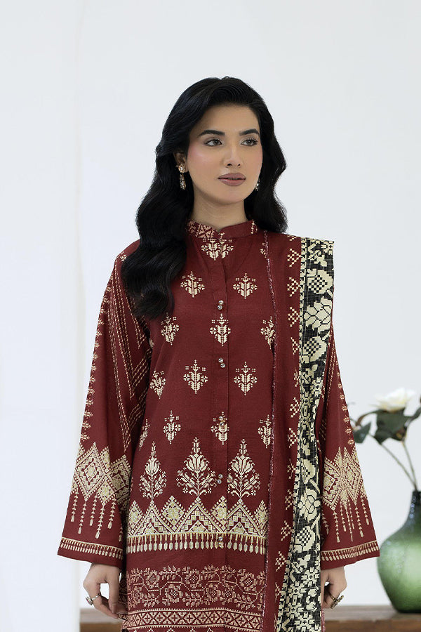 Maya Slub Luxe Khaddar`25 D#1 (Skin)