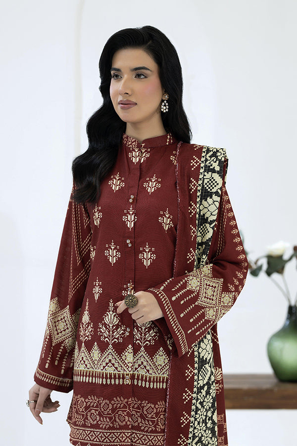 Maya Slub Luxe Khaddar`25 D#1 (Skin)