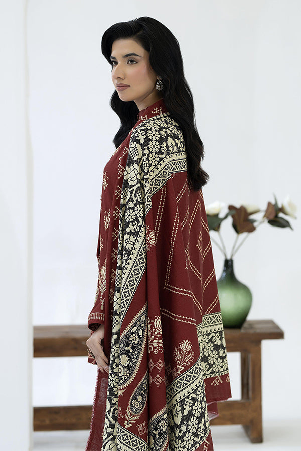 Maya Slub Luxe Khaddar`25 D#1 (Skin)