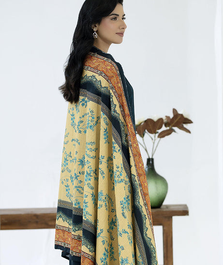 Maya Slub Luxe Khaddar`25 D#1 (M Green)