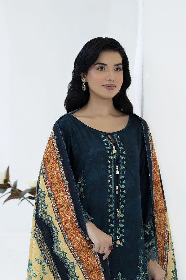 Maya Slub Luxe Khaddar`25 D#1 (M Green)
