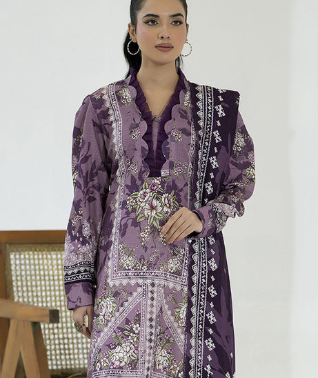 Maya Slub Luxe Khaddar`25 D#1 (T Pink)