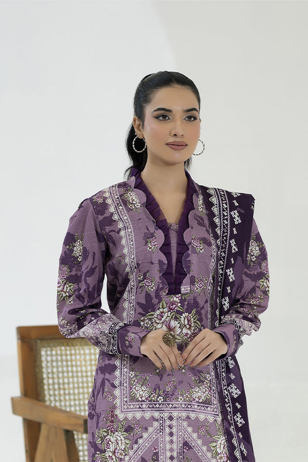 Maya Slub Luxe Khaddar`25 D#1 (T Pink)