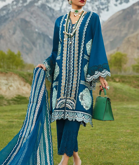 Crimson X Saira Shakira Luxury Lawn `23 D#7A