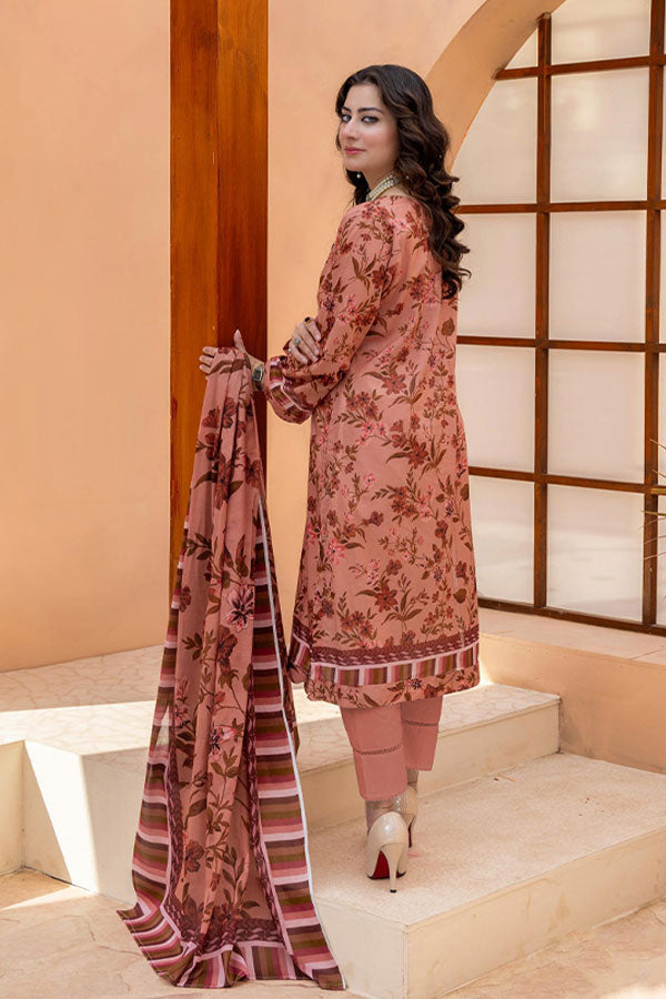 Meeral Bahaar Premium Lawn`26 D#1 (T Pink)