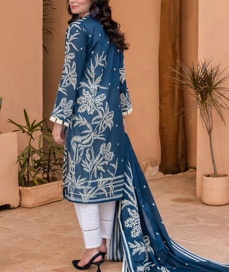 Meeral Bahaar Premium Lawn`26 D#1 (Zink)