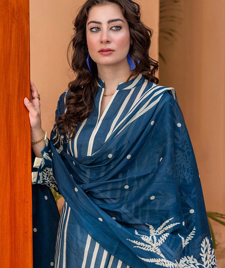 Meeral Bahaar Premium Lawn`26 D#1 (Zink)