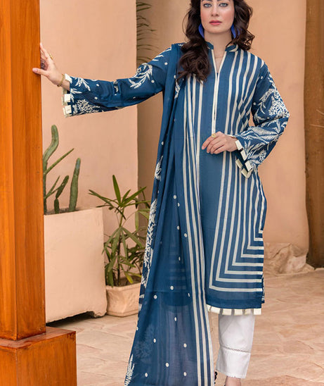 Meeral Bahaar Premium Lawn`26 D#1 (Zink)