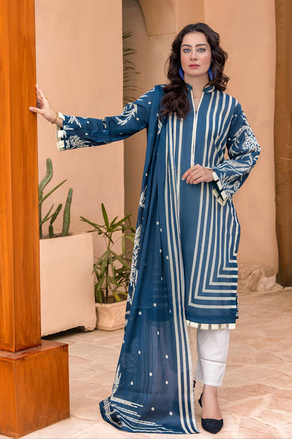 Meeral Bahaar Premium Lawn`26 D#1 (Zink)