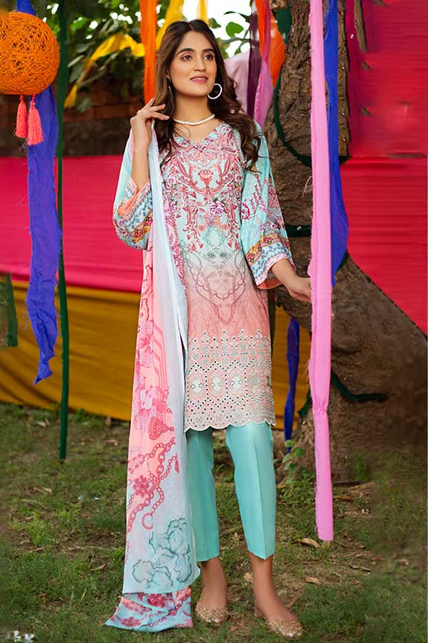 Mehar Emb Lawn Collection'22 D#5281