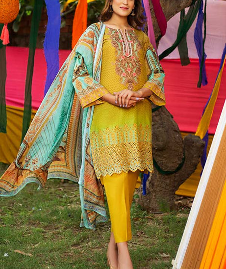 Mehar Emb Lawn Collection'22 D#5282