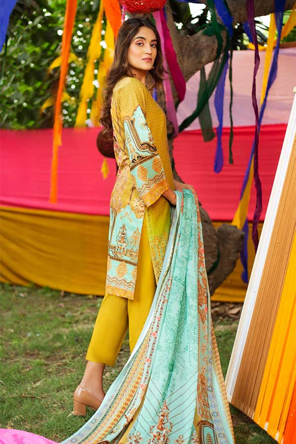 Mehar Emb Lawn Collection'22 D#5282