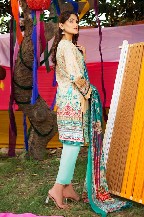 Mehar Emb Lawn Collection'22 D#5285