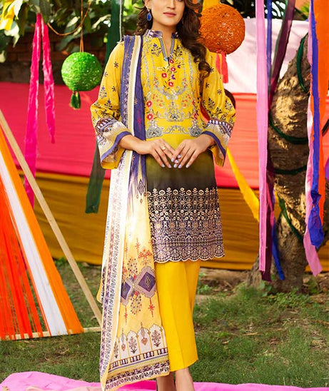 Mehar Emb Lawn Collection'22 D#5288