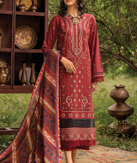 Mehfil Emb Khaddar Shawl`24 D#01