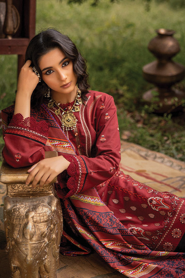 Mehfil Emb Khaddar Shawl`24 D#01