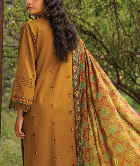 Mehfil Emb Khaddar Shawl`24 D#10