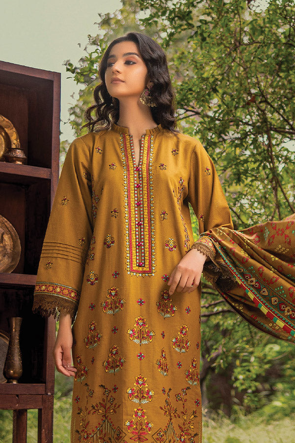 Mehfil Emb Khaddar Shawl`24 D#10
