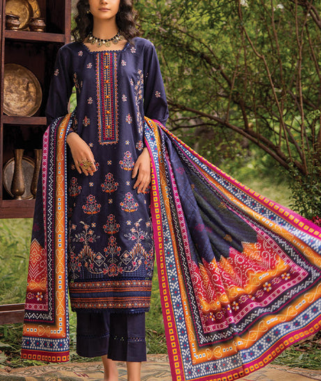 Mehfil Emb Khaddar Shawl`24 D#06