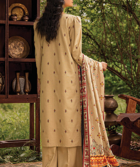Mehfil Emb Khaddar Shawl`24 D#08
