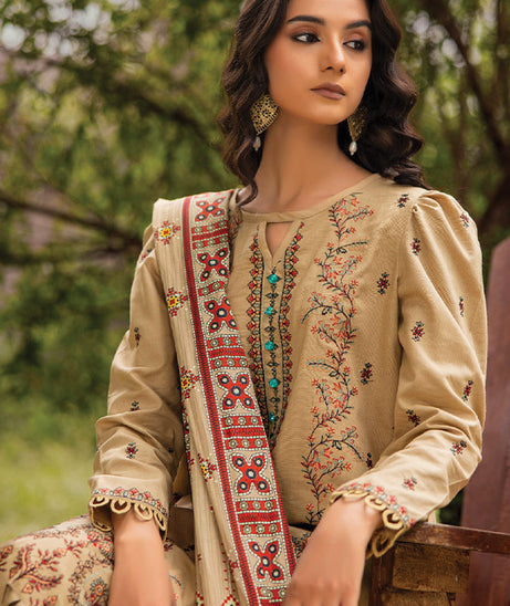 Mehfil Emb Khaddar Shawl`24 D#08