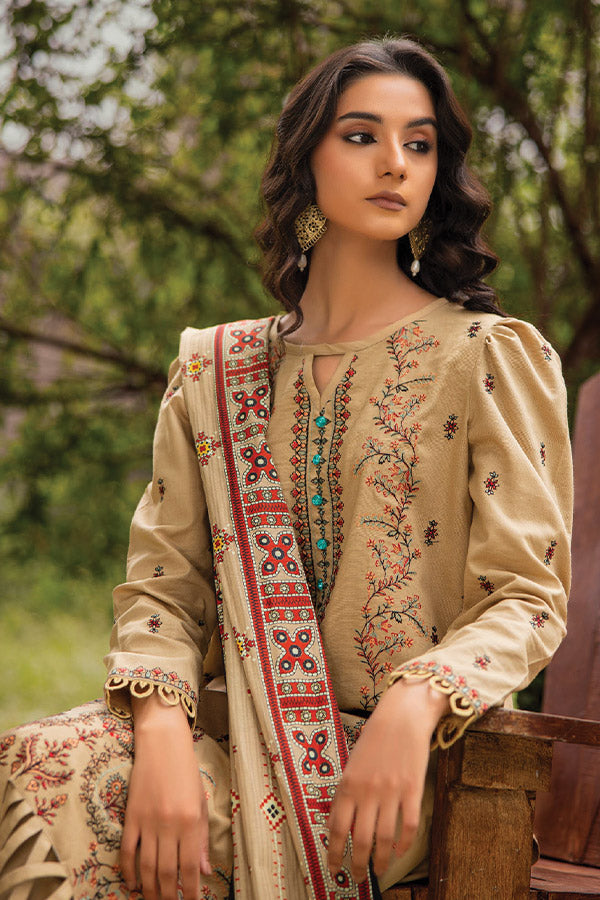 Mehfil Emb Khaddar Shawl`24 D#08