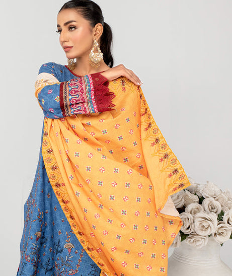 Rewayat Premium Wool Shawl'24 D#1