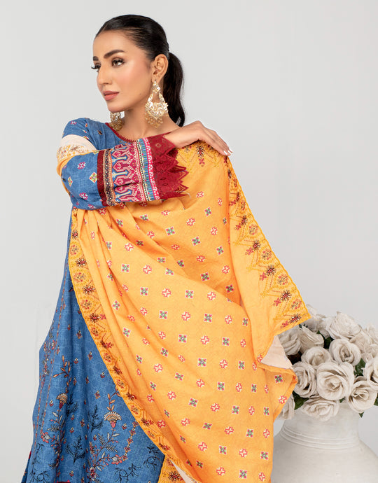 Rewayat Premium Wool Shawl'24 D#1