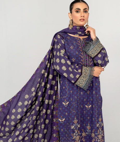Rewayat Premium Wool Shawl'24 D#8