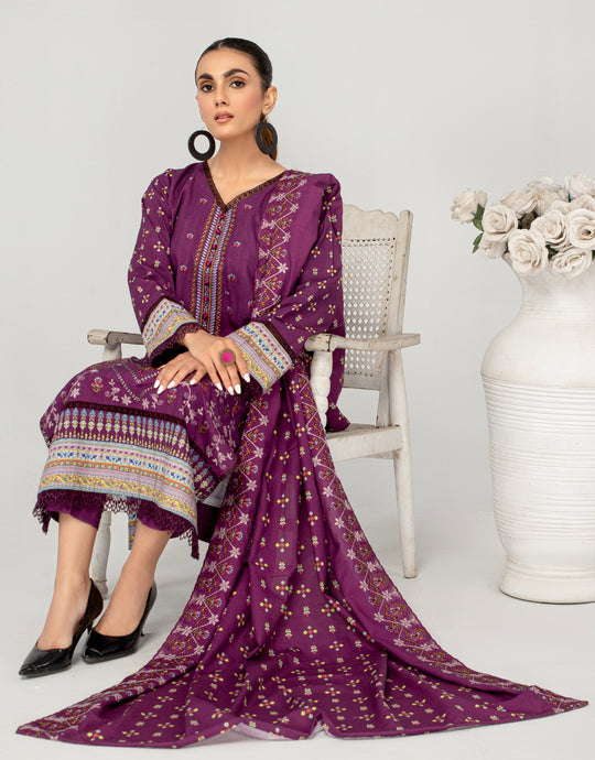 Rewayat Premium Wool Shawl'24 D#6
