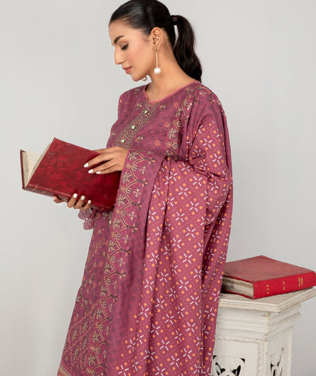 Rewayat Premium Wool Shawl'24 D#4