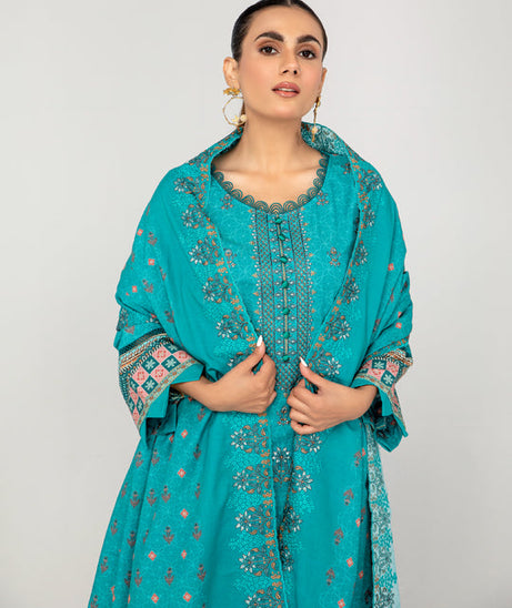 Rewayat Premium Wool Shawl'24 D#9