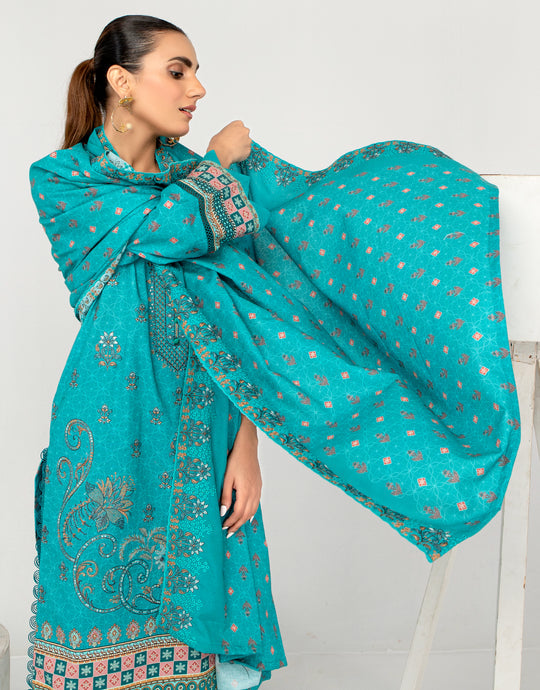 Rewayat Premium Wool Shawl'24 D#9